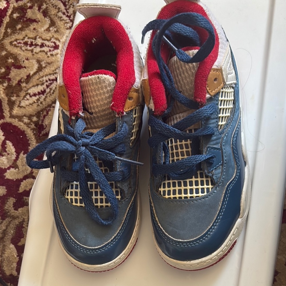 Jordan Kids Sneakers - Blue, Red, White